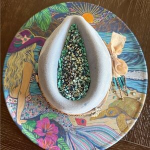 Decorative Hand Painted Hat